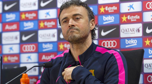 Pelatih Barcelona Luis Enrique