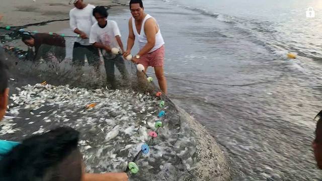 Tampak aktivitas nelayan Bolmong.
