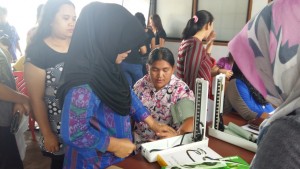 Kegiatan pelayanan KB gratis oleh BPMD PP dan KB Kotamobagu