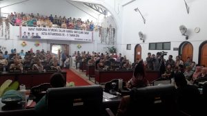 Suasana Sidang Paripurna Istimewa HUT Kota Kotamobagu