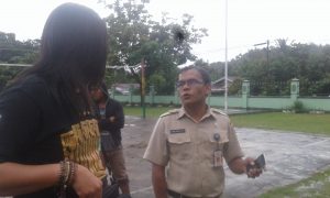 Togap Simanjuntak, saat di wawancarai sjumlah wartawan.