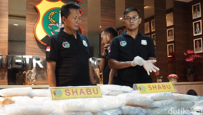 Barang bukti sabu 60 kilogram (kg)