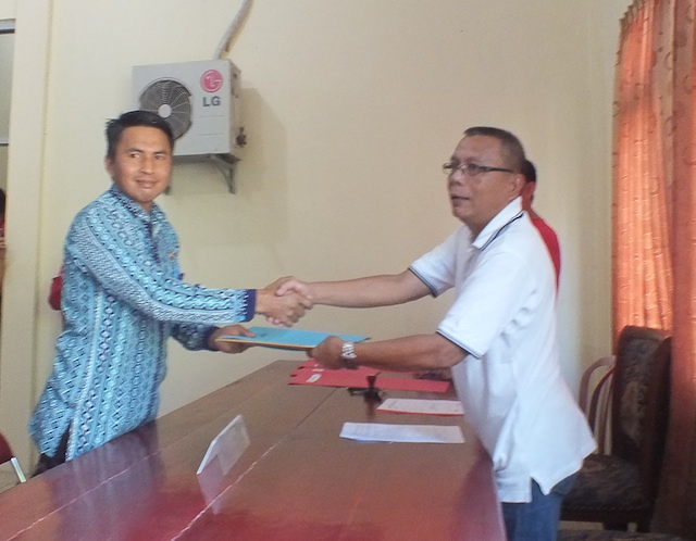 FOTO TAHLIS GALLANG RESMI MENDAFTAR CALON SEKDA KAB. BOLMONG