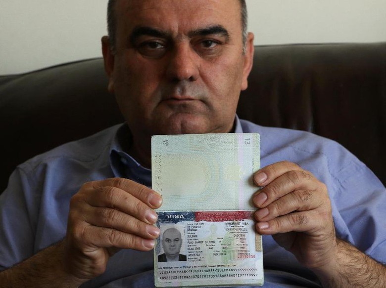 Fuad Sharif dan keluarganya batal pindah dari Irak ke Amerika