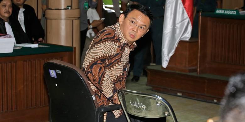 Gubernur nonaktif DKI Jakarta Basuki Tjahaja Purnama