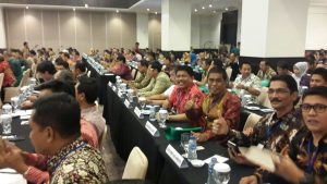 Kadis Kominfo Kota Kotamobagu, saat mengikuti materi tentang operasional materiil sandi