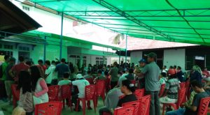 Suasana sekertariat pemenangan Yasti-Yanny