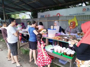 Tampak suasana di kantin ramadhan.