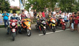 Tampak para pembalap yang akan berlaga pada ivent Road Race Championship Wali Kota Cup 2017.