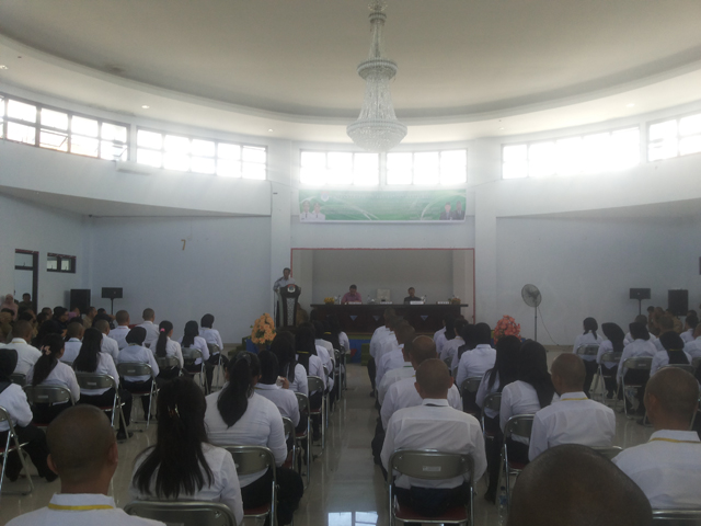 Suasana saat penutupan Prajab Golongan III, bertempat di lantai tiga kantor Bupati.