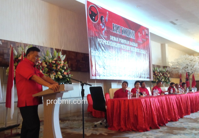 Tampak rarkor PDIP yang digelar di Kotamobagu beberapa waktu lalu.