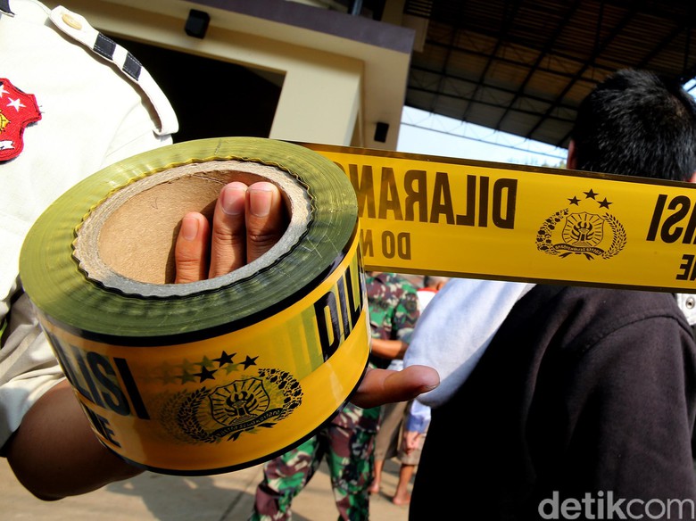 Ilustrasi garis polisi