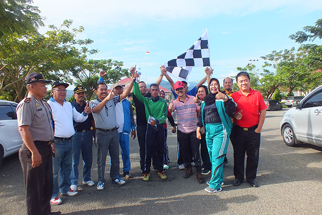 Juara Lari Marathon Dinas Capil Kab. Bolmong