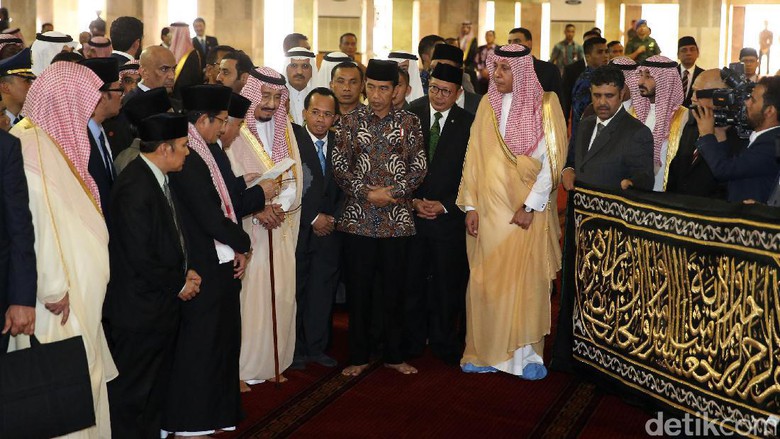 Kedatangan Raja Arab Saudi Salman bin Abdulaziz Al Saud ke Masjid Istiqlal