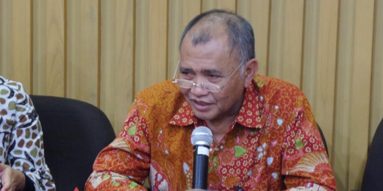 Ketua KPK Agus Rahardjo di Gedung KPK Jakarta