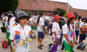 Tampak suasana pelaksanaan MOS Sekolah