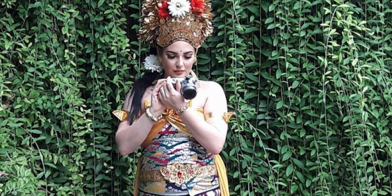 Sang Putri Arab Saudi kenakan kostum penari bali di ADI SPA.