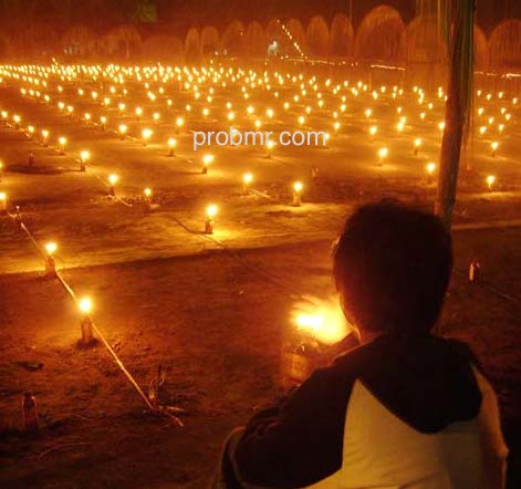 Tuntul (Malam pasang lampu)