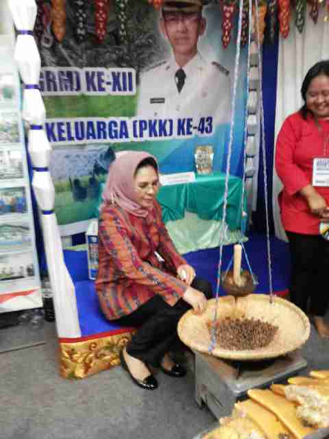 Walikota saat di stand pemkot